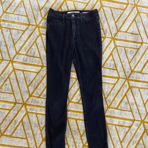 Black Hollister Highrise pants